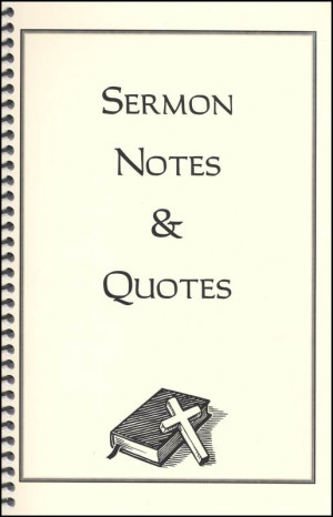 Sermon Notes & Quotes | Main photo (Cover)