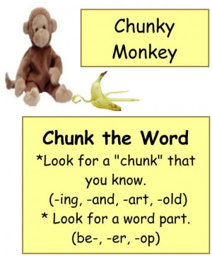 Chunky Monkey reading/decoding strategy