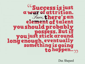 Dax Shepard quote about success