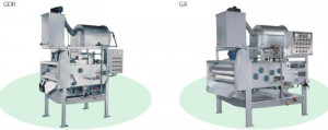 GSD SERIES rotary drum/belt thickening belt filter presses