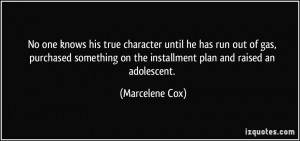 More Marcelene Cox Quotes