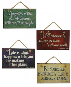 Quote Wall Art | Word Wall Hangings