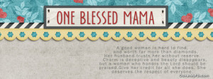 One Blessed Mama Facebook Cover