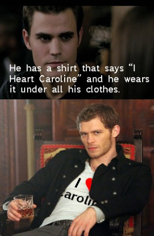 Klaus in The Vampire Diaries.