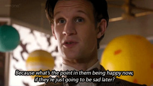 ... sad matt smith 11th doctor christmas special wise wise quote animated