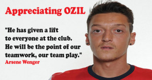 The message is clear from top to bottom - Ozil has lifted Arsenal