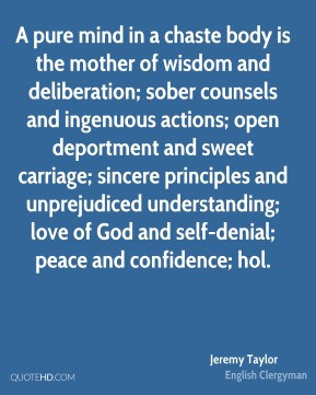 ... understanding; love of God and self-denial; peace and confidence; hol