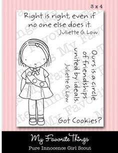 Girl Scout - Pure Innocence Clear Stamps ideas (quote, saying, picture ...