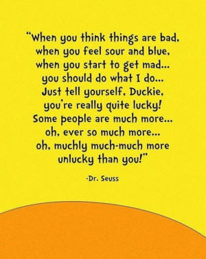 very Dr. Seuss silver lining quote
