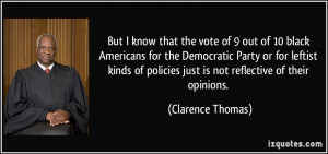 that the vote of 9 out of 10 black Americans for the Democratic Party ...