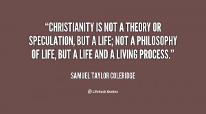 Christianity Not Theory...