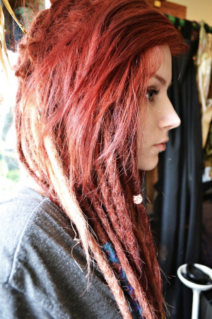 Personal red hair dreads dreadlocks red dreads