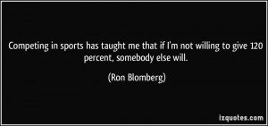 Ron Blomberg Quote