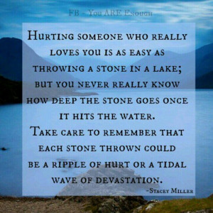 Throwing stones