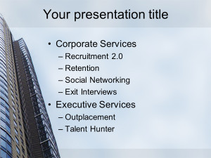 HR Recruitment PowerPoint template Internal Slide
