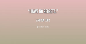 quotes about no regrets
