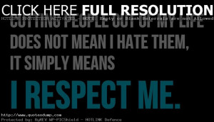 ... out of my life Meaningful picture Quotes cutting people out of my life