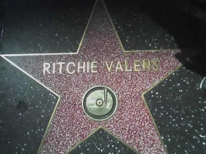 Ritchie Valens' star on the Hollywood Walk of Fame October '05 Image