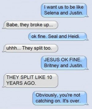 Epic way to break up via text