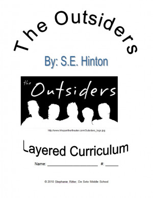Outsiders Book Worksheets