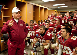 Former Florida State head football coach Bobby Bowden gives a pre-game ...