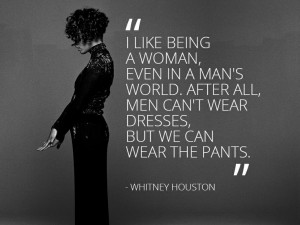 Whitney Houston #fashion #quote