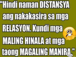 Quotes About Love Long Distance Relationship Tagalog #1