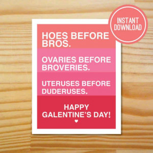 Happy Galentine's Day Quotes Card | 26 Awesomesauce Parks And ...