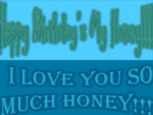 Happy Birthday Honey Quotes photos