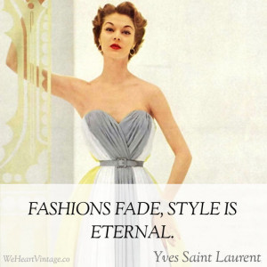 Quote On Vintage Fashion