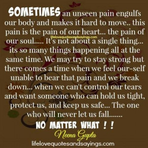 an unseen pain love quotes and sayingslove sayings