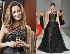 rose byrne black dress in bridesmaids the movie