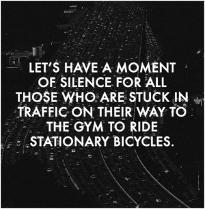 Quote for smug cyclists!