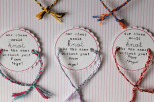 Friendship Bracelet Valentines.