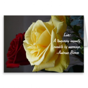 Love Quote: Happy Anniversary+Yellow Rose Greeting Card