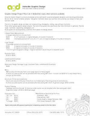 Web Design Price Quote Template by yvy13315