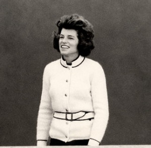 Pictured: Eunice Kennedy Shriver in a fashionable tennis look.