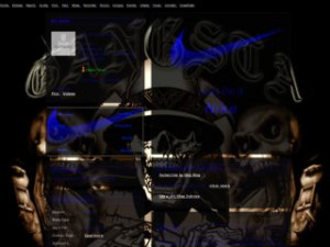 Blue Gangsta Love - NIKE MySpace Layout Preview