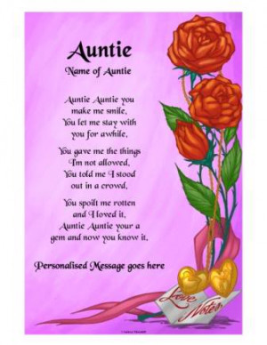 Special aunt poems wallpapers