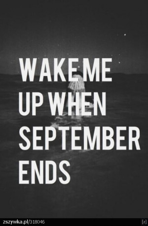 Zobacz zdjęcie wake me up when september ends w pełnej ...