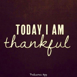 feel so blessed. Thanks be to God!