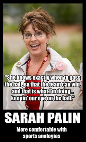 Palin Sports Metaphor