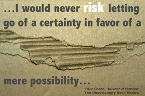quote on taking risk