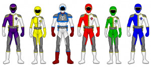 ... Ranger, White Destiny Ranger, Red Destiny Ranger, Green Destiny Ranger