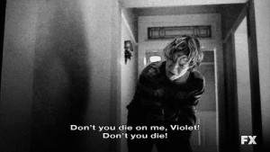 death suicide movie AHS pain horror help die dead tate USA violet ...