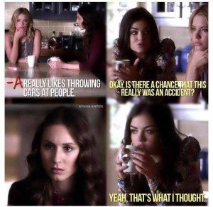 ashley benson, funny, lucy hale, pll, pretty little liars, quotes ...