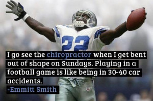 Emmitt Smith and Chiropractic