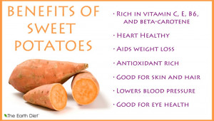 are aware of the health benefits of sweet potatoes because potatoes ...