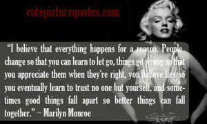 Marilyn MonroeI Believe Quotes 11 Marilyn Monroe Quotes I Believe ...