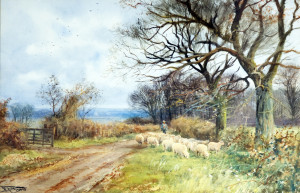 Watercolours by Henry Charles Fox RBA 1855 1929